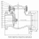 Клапан обратный поворотный стальной фланцевый Ду-80 Ру-16 19с76нж