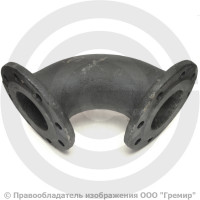 Колено фланцевое УФ Ду-500 (L=500) ВЧШГ с ЦПП цинк+AL ГОСТ ISO 2531-2012