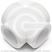 Крестовина PP-R белая внутренняя пайка Дн 20 RTP (РосТурПласт)