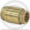 Клапан обратный осевой латунный Ду-40 (1 1/2") Ру-25 ВР (ВН) (Т<110°С) диск металл R60 Giacomini