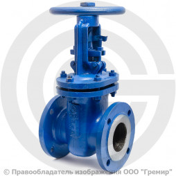 Задвижка стальная фланцевая с редуктором Ду-500 Ру-16 L=700мм (Т<425°С) 30лс41нж ЧАЗ