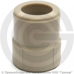 Муфта PP-R переходная серая внутренняя-наружная пайка Дн 50-32 VALFEX
