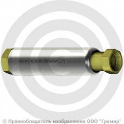 Компенсатор сильфонный осевой резьбовой с кожухом и внутренним экраном Ду-25 Ру-16 L=285мм КСО-Р/2 Hortum