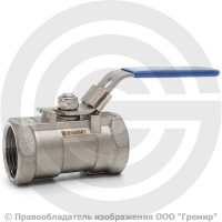 Кран нержавеющий AISI 316 (CF8M) Ду-32 (1 1/4") Ру-63 ВР (ВН) муфтовый Benarmo Кран нержавеющий AISI 316 (CF8M) Ду-32 (1 1/4") Ру-63 ВР (ВН) муфтовый Benarmo