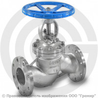 Клапан запорный нержавеющий фланцевый Ду-20 Ру-16 (Т<250°С) 15нж65нж Китай Клапан запорный нержавеющий фланцевый Ду-20 Ру-16 (Т<250°С) 15нж65нж Китай