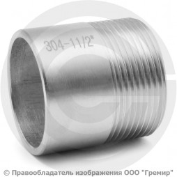 Резьба приварная нержавеющая AISI 304 Ду-40 (1 1/2" )