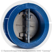 Клапан обратный двухстворчатый чугунный межфланцевый Ду-150 Ру-16 (Т<130°С) ств чугун Китай