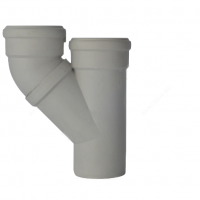 Тройник PP-MD параллельный бесшумный светло-серый Дн 110 (DN100) б/нап в/к Ostendorf Skolan dB SKPA Тройник PP-MD параллельный бесшумный светло-серый Дн 110 (DN100) б/нап в/к Ostendorf Skolan dB SKPA