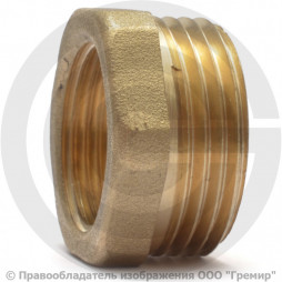 Футорка латунная НР-ВР (НАР-ВН) Ду 20-15 (3/4"-1/2") LD