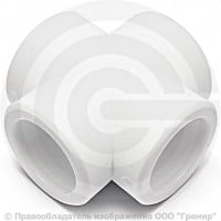 Крестовина PP-R белая внутренняя пайка Дн 40 RTP (РосТурПласт) 28081