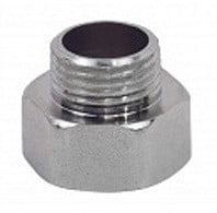 Переход латунный (переходник) НР-ВР (НАР-ВН) Ду 15-32 (1/2"-1 1/4") никель SantechSystems