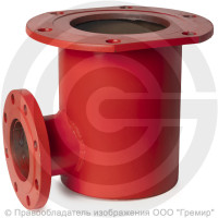 Подставка пожарная односторонняя фланцевая ППОФ стальная Ду-300 Ру-16 КЗСД Подставка пожарная односторонняя фланцевая ППОФ стальная Ду-300 Ру-16 КЗСД