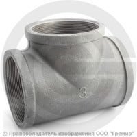 Тройник чугунный ВР (ВН) Ду 65 (2 1/2") Тройник чугунный ВР (ВН) Ду 65 (2 1/2")