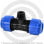 Тройник ПЭ компрессионный Дн 20-1/2"-20 Ру-16 НР (НАР) VALFEX
