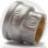 Муфта латунная переходная ВР (ВН) Ду 15-10 (1/2"- 3/8") никель Aquasfera