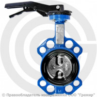 Затвор дисковый поворотный межфланцевый Ду-65 Ру-16 EPDM со стальным диском Tecofi VP5445S-02EP