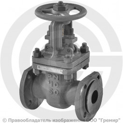 Задвижка стальная фланцевая Ду-50 Ру-25 (Т<425°С) 30с64нж МЗТА