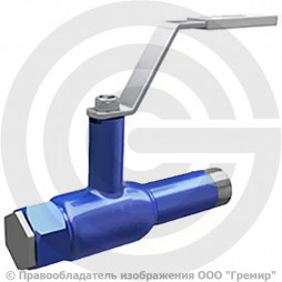 Кран стальной резьба-сварка Ду-25 Ру-40 L=183мм LD КШ.Ц.С. Energy 025.040.Н/П