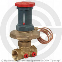 Клапан балансировочный автоматический латунный муфтовый Ду-40 Ру-16 ВР (ВН) Kvs=11.72м3/ч без ниппелей R206C Giacomini