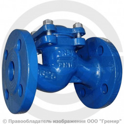 Клапан обратный подъемный чугунный фланцевый Ду-150 Ру-16 (Т<300°С) Benarmo