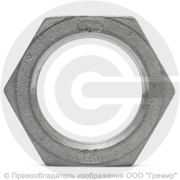 Контргайка нержавеющая AISI 316 6-ти гранная ВР-ВP Ду-20 (3/4")