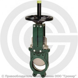 Задвижка шиберная односторонняя с выдвижным штоком Ду-250 Ру-10 (Т<80°С) VG4400 Tecofi