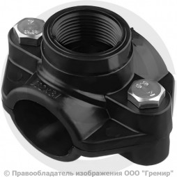 Седелка ПЭ Дн 40-3/4" ВР (ВН) Ру-16 с резьбовым выходом VALFEX