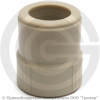 Муфта PP-R переходная серая внутренняя-наружная пайка Дн 90-50 VALFEX Муфта PP-R переходная серая внутренняя-наружная пайка Дн 90-50 VALFEX