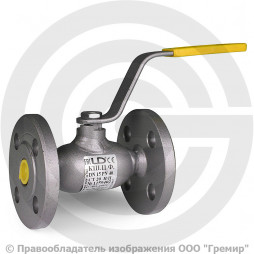 Кран стальной фланцевый Ду-15 Ру-40 L=120мм полнопроходной LD КШ.Ц.Ф. 015.040.П/П