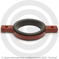 Кольцо опорное чугунное SML Ду-100 с гальванизированной резиной Китай