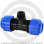 Тройник ПЭ компрессионный Дн 32-3/4"-32 Ру-16 НР (НАР) VALFEX