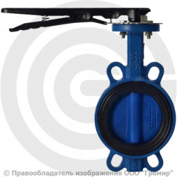 Затвор дисковый поворотный межфланцевый Ду-125 Ру-16 EPDM с чугунным диском Benarmo EURO