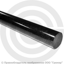 Капролон графитонаполненный стержень ПА-6 МГ d 200мм L=1000мм, 35 кг ПРС