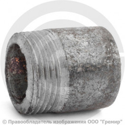 Резьба стальная L=30мм Ду-15 (1/2")