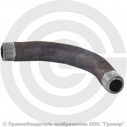 Отвод гнутый 26,8х2,8 (Ду-20) стальной (Ст.20) 90 градусов шовный резьба-резьба исп.1 из труб ГОСТ 3262 КАЗ