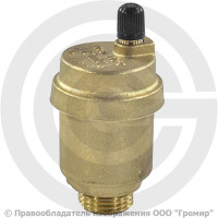 Воздухоотводчик автоматический латунный Ду-15 (1/2") Ру-10 НР (НАР) прямой Icma 700 Воздухоотводчик автоматический латунный Ду-15 (1/2") Ру-10 НР (НАР) прямой Icma 700