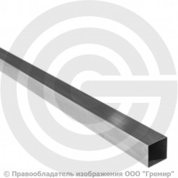 Труба 40х40х2 нержавеющая AISI 304 профильная шлифованная EN 10219-2 (ASTM A554)