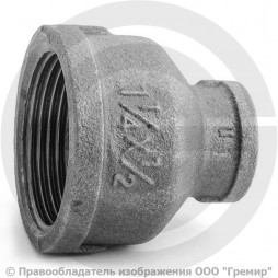 Муфта переходная чугунная ВР (ВН) Ду 32-15 (1 1/4"-1/2")