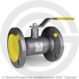 Кран стальной фланцевый Ду-50 Ру-40 L=300мм полнопроходной LD КШ.Ц.Ф. 050.040.П/П