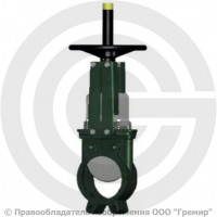 Задвижка шиберная двусторонняя с выдвижным штоком Ду-500 Ру-4 (Т<80°С) VG4400 Tecofi