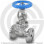 Клапан запорный нержавеющий фланцевый Ду-80 Ру-40 (Т<250°С) 15нж22нж Китай