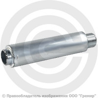Компенсатор сильфонный осевой однослойный с кожухом из алюминия и внутренним экраном Ду-32 Ру-16 L=285мм под приварку патрубки сталь DEK Hortum
