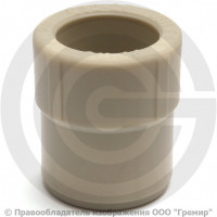 Муфта PP-R редукционная серая внутренняя-наружная пайка Дн 125-110 Pro Aqua