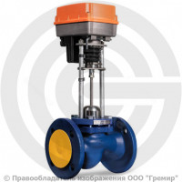 Клапан запорно-регулирующий односедельный чугунный фланцевый Ду-20 Ру-16 Kvs=2.5 м3/ч с электроприводом 3-х позиционным TSL-1600-25-1-230-IP67 230В TRV Теплосила Клапан запорно-регулирующий односедельный чугунный фланцевый Ду-20 Ру-16 Kvs=2.5 м3/ч с электроприводом 3-х позиционным TSL-1600-25-1-230-IP67 230В TRV Теплосила