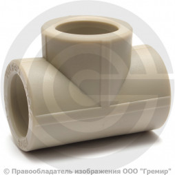 Тройник PP-R переходной серый внутренняя пайка Дн 32-20-20 VALFEX