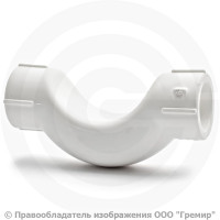 Обвод PP-R короткий белый Дн 20 с муфтами Pro Aqua