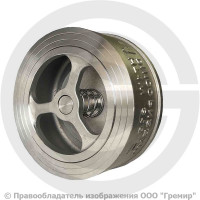 Клапан обратный осевой нержавеющий межфланцевый Ду-20 Ру-25 (Т<200°С) D71-H71W-16/25 ABRA