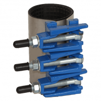 Хомут ремонтный нержавеющий с чугунным замком Ду-150 (Дн 158-172) L=200мм Benarmo Хомут ремонтный нержавеющий с чугунным замком Ду-150 (Дн 158-172) L=200мм Benarmo