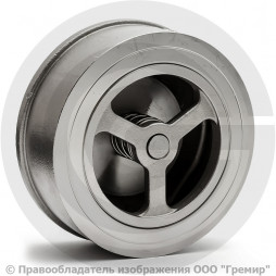 Клапан обратный осевой нержавеющий AISI 304 межфланцевый Ду-20 (3/4") Ру-40 (Т<250°С) NK-CSP20/4