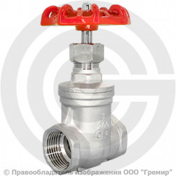 Задвижка нержавеющая муфтовая Ду-32 (1 1/4") Ру-14 ВР (ВН) NK-ZKm32/4